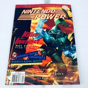 Nintendo Power Magazine Volume 76 (Sep 1995) Killer Instinct (w/Batman Poster)